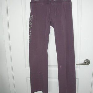 BCBG Sparkly Plum Coloured  Gym Pants